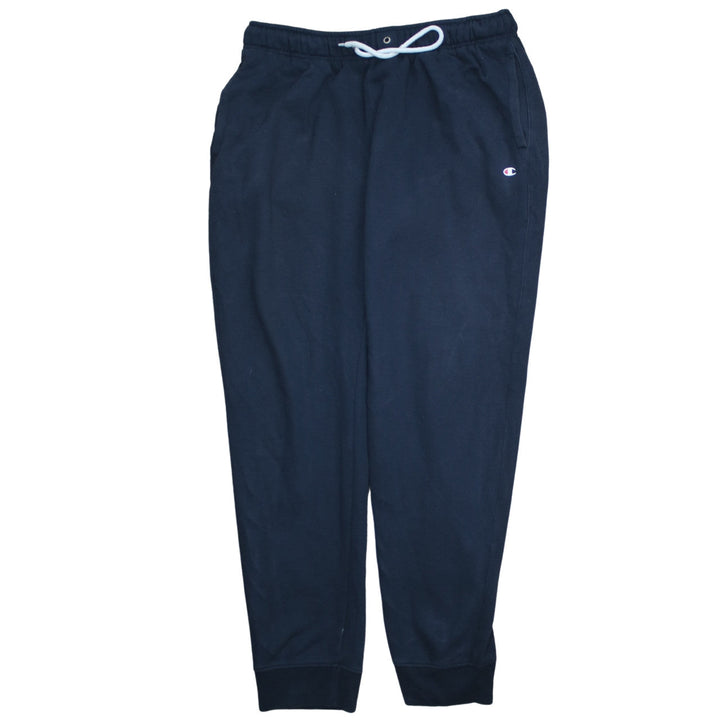 Champion Men's Blue XL Fleece Jogger Sweatpants With Drawstring