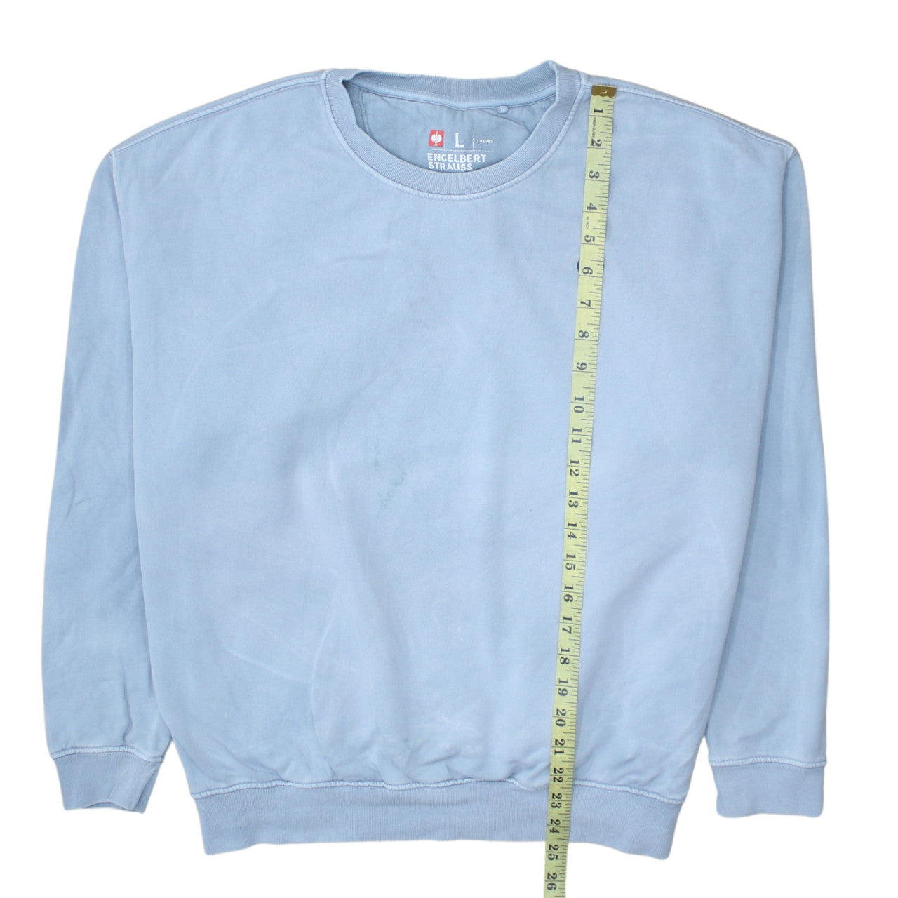 Engelbert Strauss Unisex Blue Pullover Sweatshirt L Fleece Crew Neck
