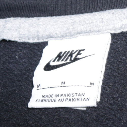 Nike Men's Black Full Zip Hoodie M Regular Fit Fleece Sweatshirt