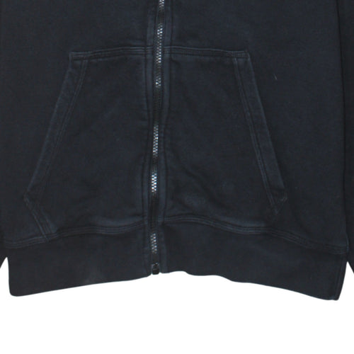 Nike Men's Black Full Zip Hoodie M Regular Fit Fleece Sweatshirt