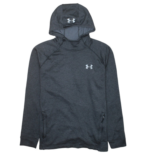 Under Armour Mens Grey Large Pullover Hoodie Lightweight ColdGear
