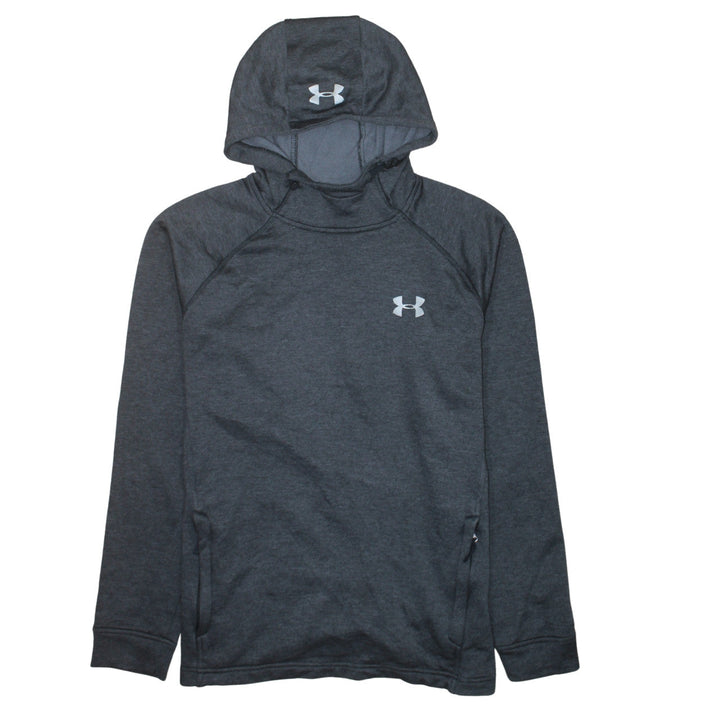 Under Armour Mens Grey Large Pullover Hoodie Lightweight ColdGear