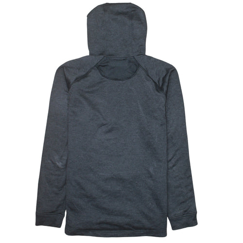 Under Armour Mens Grey Large Pullover Hoodie Lightweight ColdGear