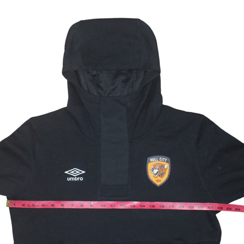 Umbro Men’s Black Hull City Pullover Hoodie Medium Football Fleece