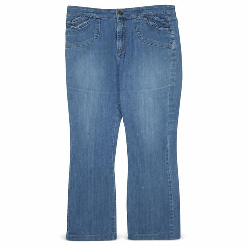 Beverly Hills Polo Club Mens Blue Straight Denim Jeans 40x32