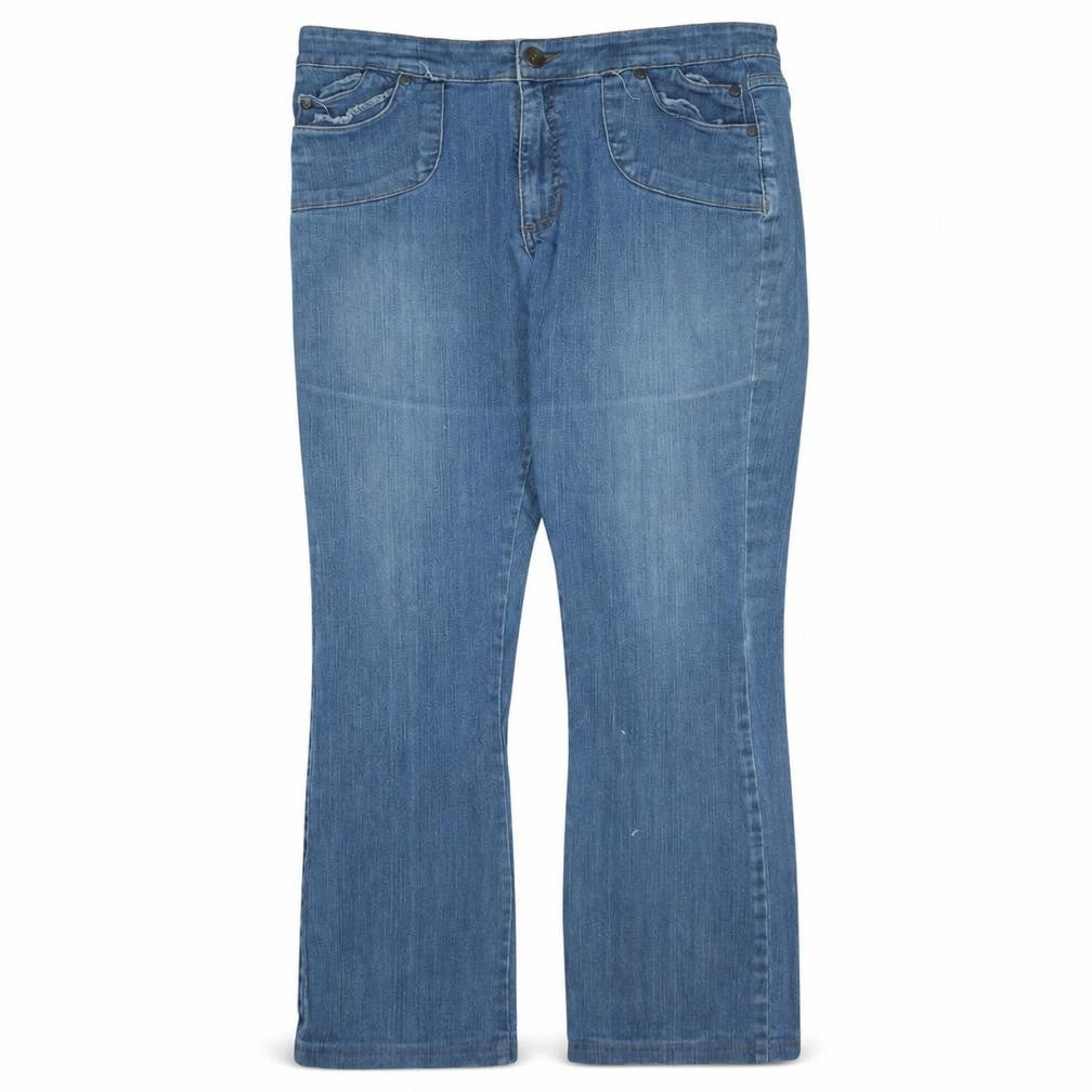 Beverly Hills Polo Club Mens Blue Straight Denim Jeans 40x32