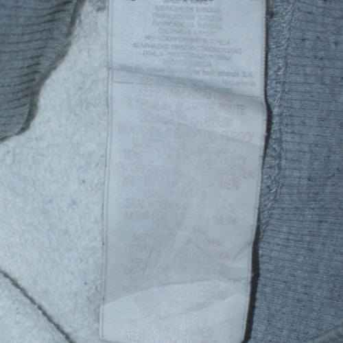 Nike Air Women's Grey Full Zip Hoodie Size M Cotton Blend