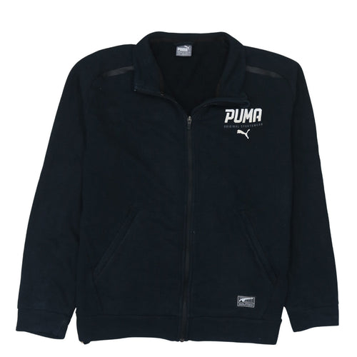 Puma Men's Black Full Zip Fleece Sweatshirt Size L