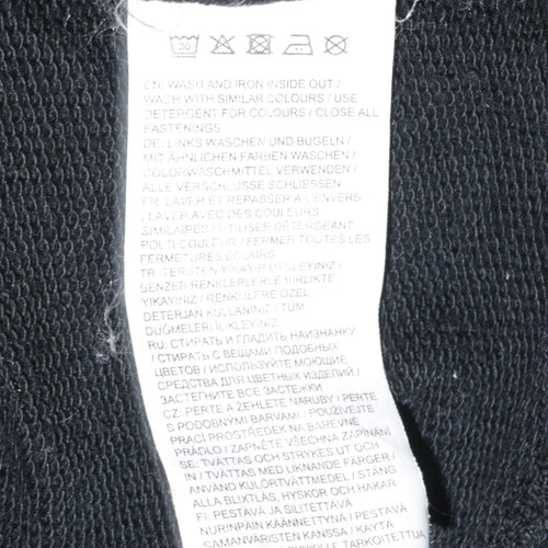Puma Men's Black Full Zip Fleece Sweatshirt Size L