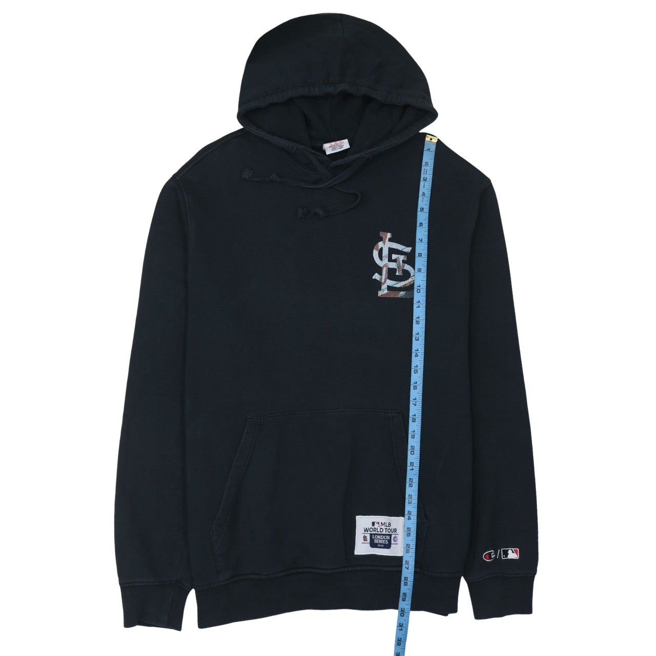Champion Men's Black 2XL Pullover Hoodie MLB World Tour London Series