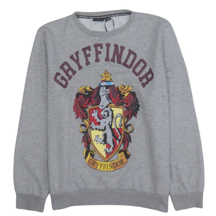 Primark Women’s Grey Gryffindor Sweatshirt L Harry Potter Crew Neck