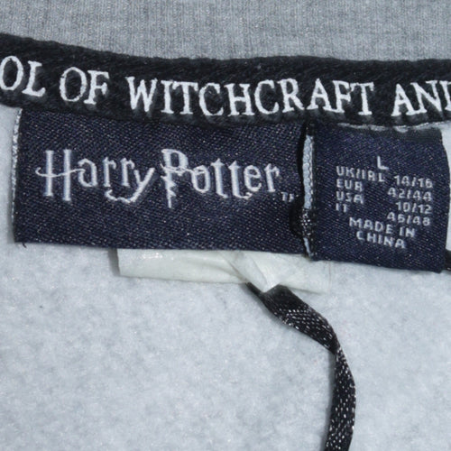 Primark Women’s Grey Gryffindor Sweatshirt L Harry Potter Crew Neck