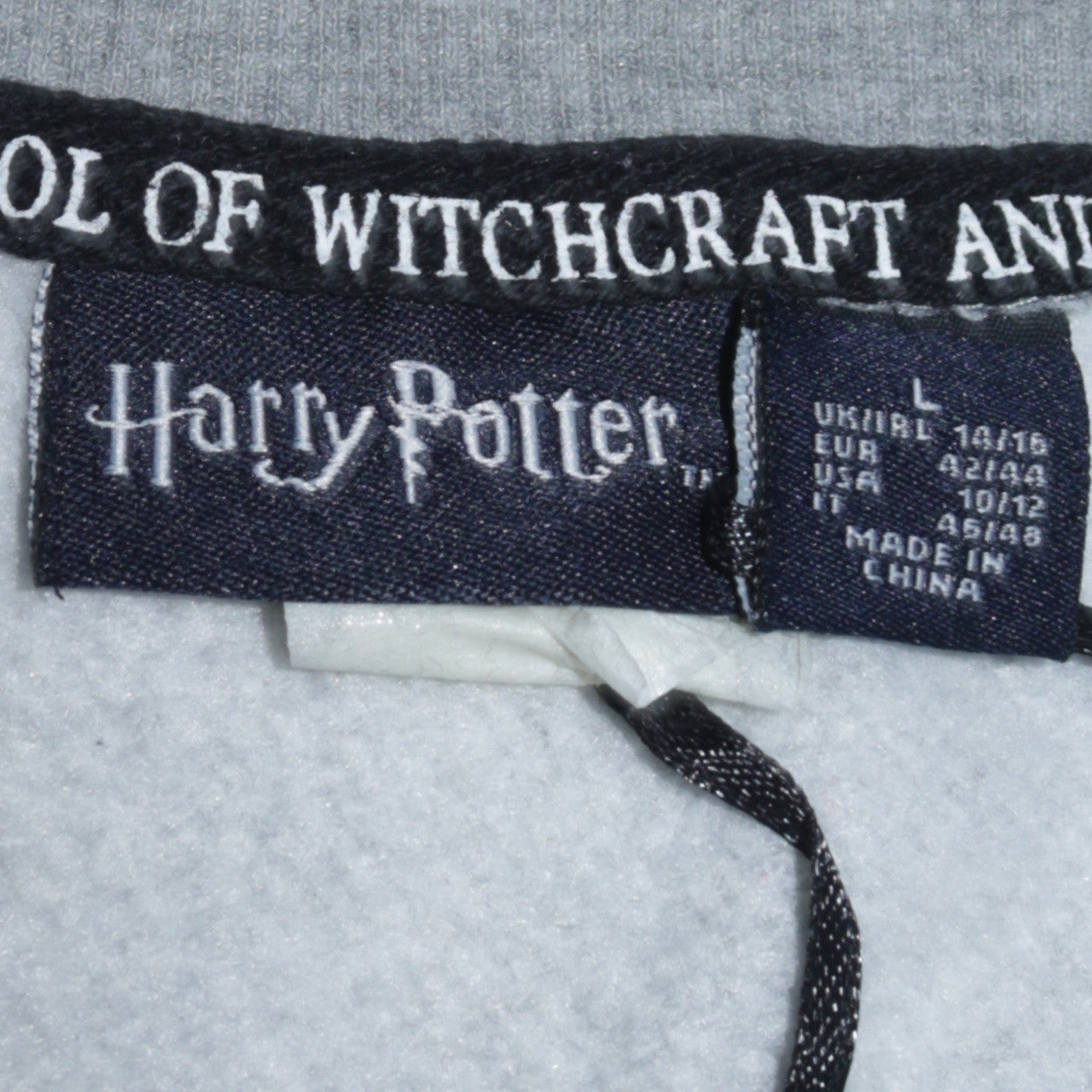 Primark Women’s Grey Gryffindor Sweatshirt L Harry Potter Crew Neck