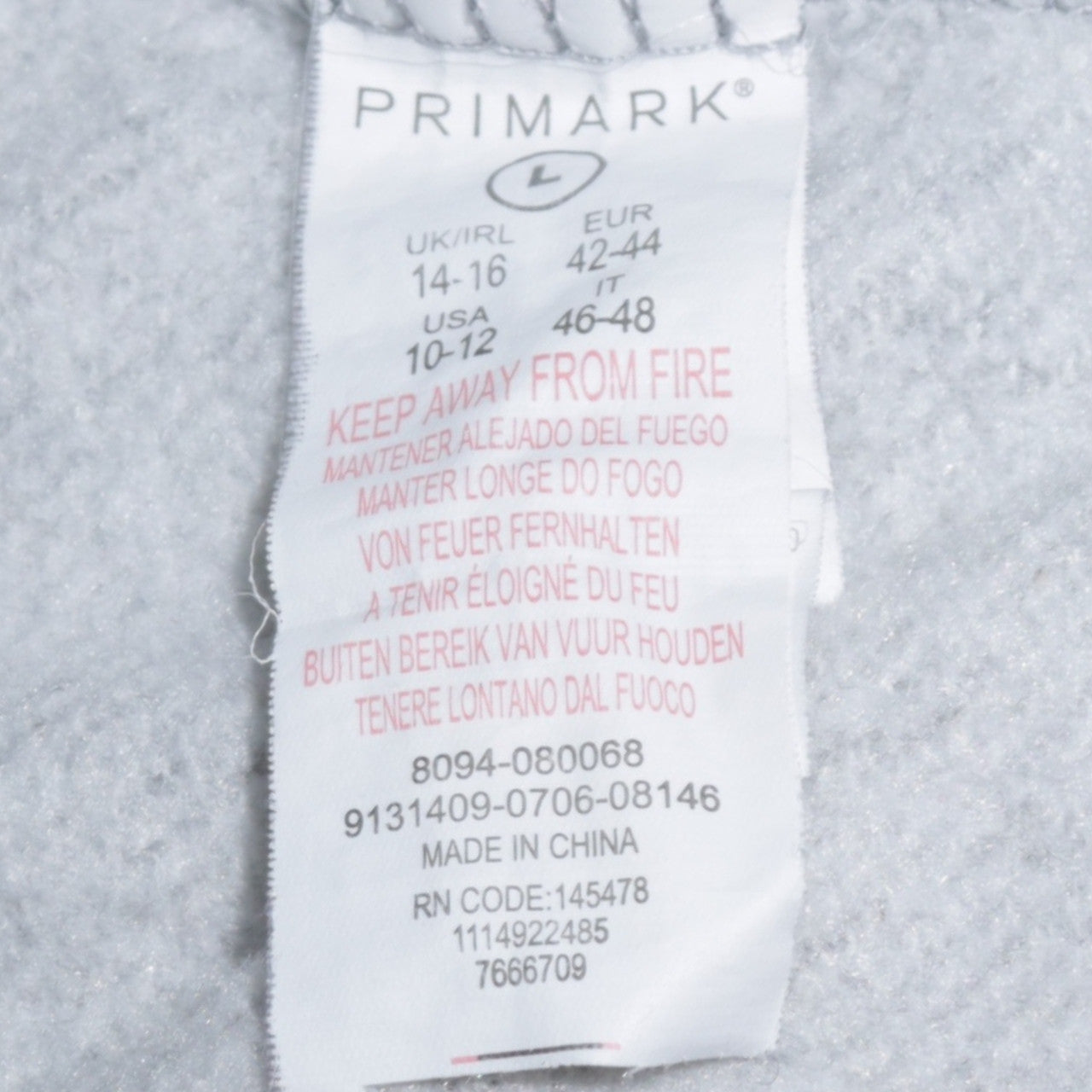 Primark Women’s Grey Gryffindor Sweatshirt L Harry Potter Crew Neck