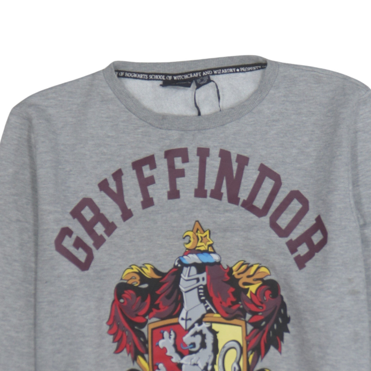 Primark Women’s Grey Gryffindor Sweatshirt L Harry Potter Crew Neck