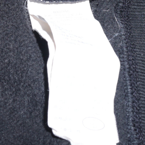 Hollister Womens Black XS Pullover Hoodie with Logo Detailing
