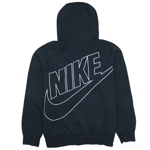Nike Men's Black Full Zip Hoodie L Sportswear Fleece