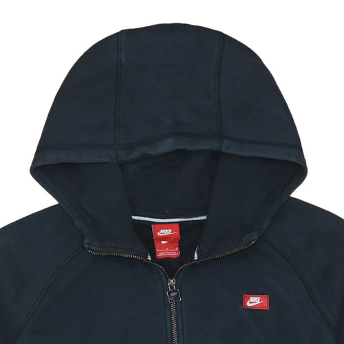 Nike Men's Black Full Zip Hoodie L Sportswear Fleece
