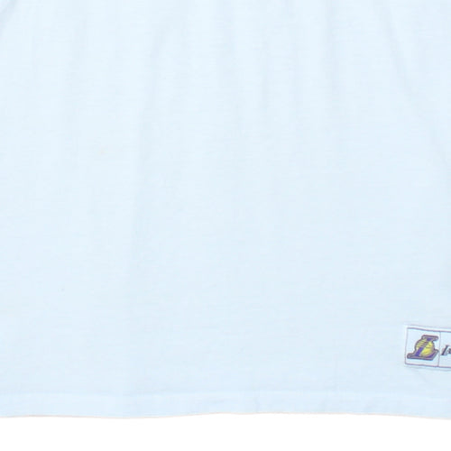 NBA Boys White Los Angeles Lakers LeBron James 12-13 Years Graphic T-Shirt