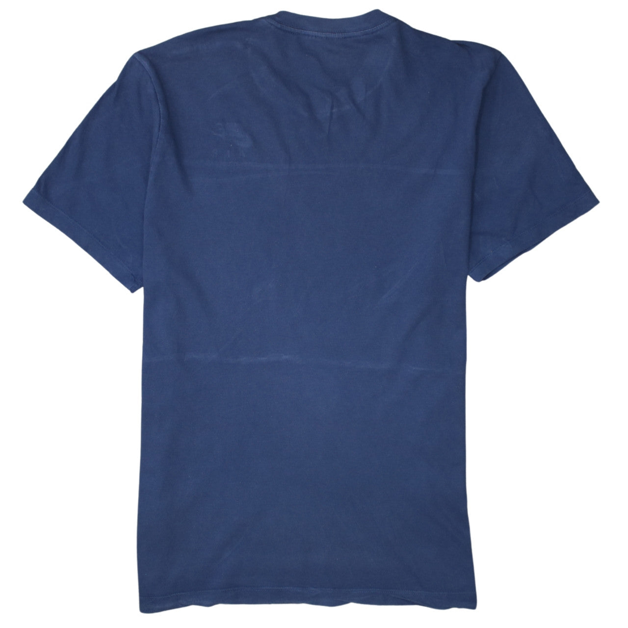 Nike Men's Blue Colourblock Air Logo Crew Neck T-Shirt Size M