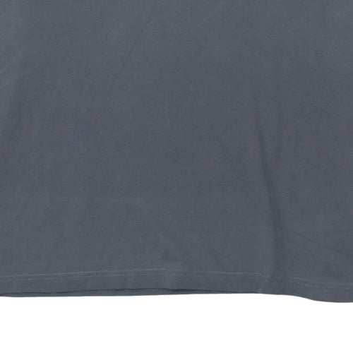 Hugo Boss Men's Grey Regular Fit Cotton Polo Shirt M