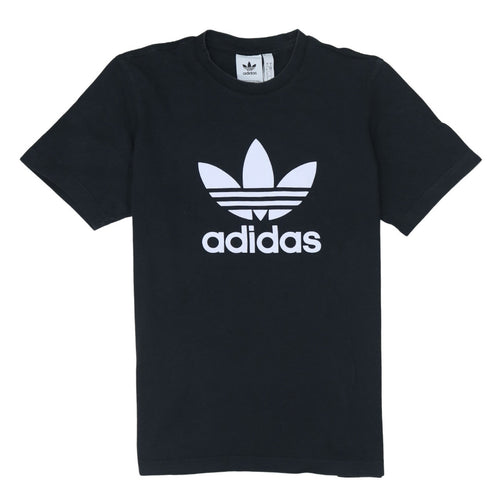 Adidas Womens Black T-Shirt Small Short Sleeve Crew Neck Sports Top