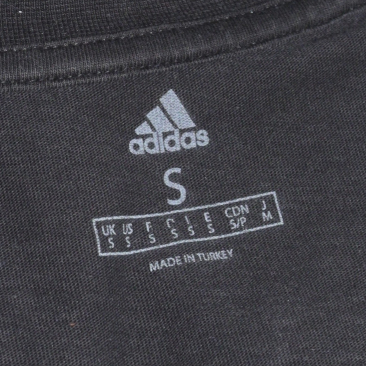 Adidas Men's Black Paris Graphic Logo Short Sleeve T-Shirt Size S
