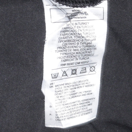 Adidas Men's Black Paris Graphic Logo Short Sleeve T-Shirt Size S