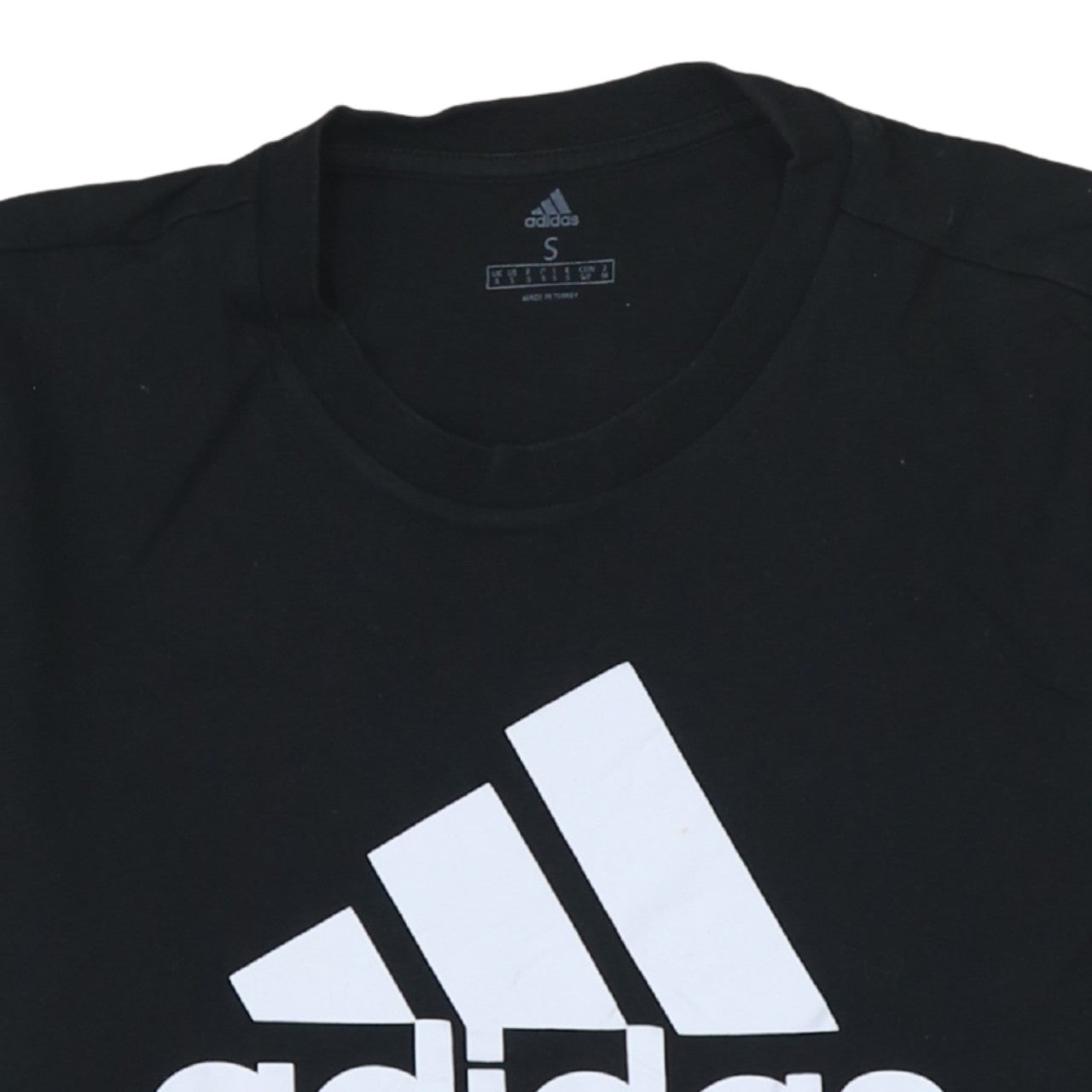 Adidas Men's Black Paris Graphic Logo Short Sleeve T-Shirt Size S