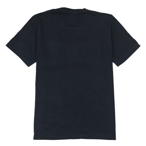 Champion Men’s Black Graphic Logo Short Sleeve Crew Neck T-Shirt Size L