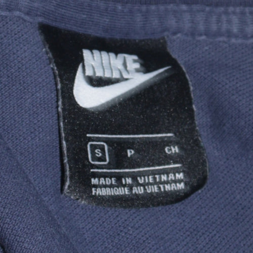 Nike Men's Blue Short Sleeve Cotton Polo Shirt Size S