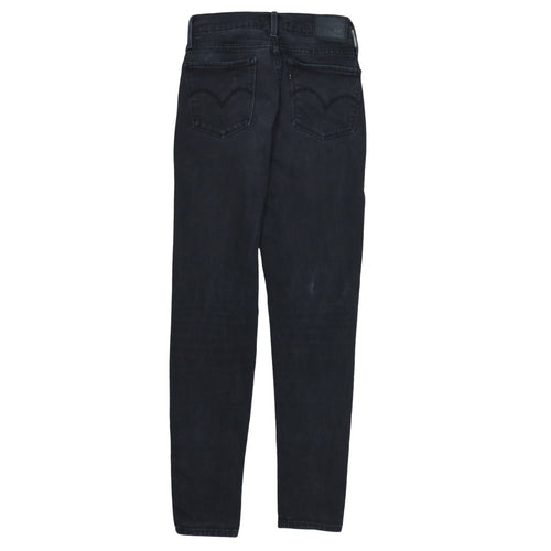 Levi's Women Black 710 Super Skinny Jeans Size 28