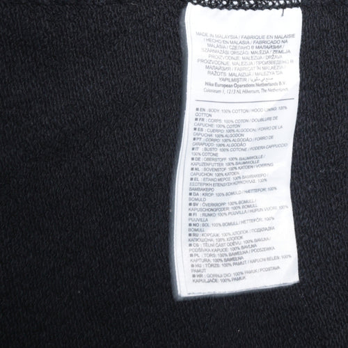Nike Men's Black Pullover Hoodie XL Cotton Fleece Sportswear