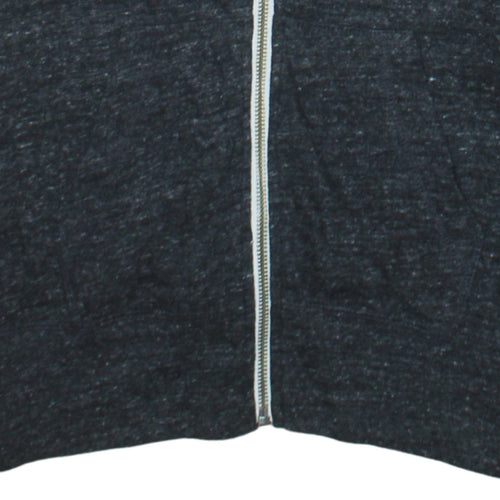 Nike Women Black Full Zip Hoodie Small Cotton Blend
