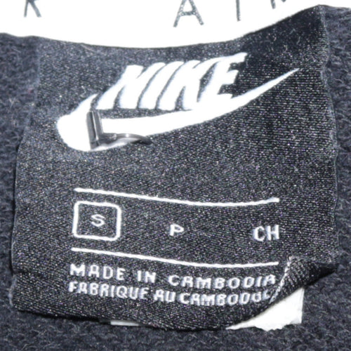 Nike Air Black Full Zip Hoodie Women's Small Cotton Blend