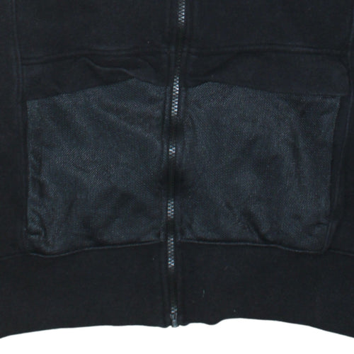 Nike Air Black Full Zip Hoodie Women's Small Cotton Blend
