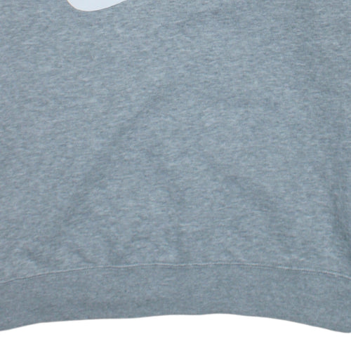 Nike Women Grey Small Crew Neck Pullover Sweatshirt