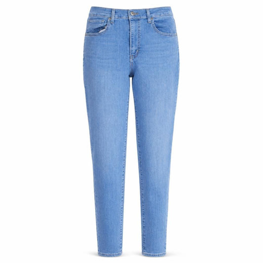 Front view of Levi's Women Blue High Rise Mile High Super Skinny Jeans, size 30