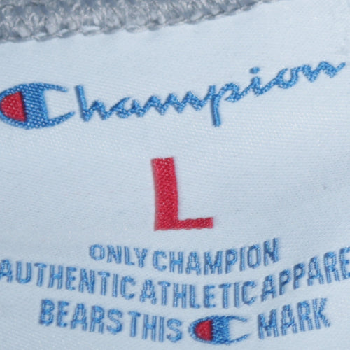 Champion Men’s Grey Colour Block Crew Neck Sweatshirt Size L