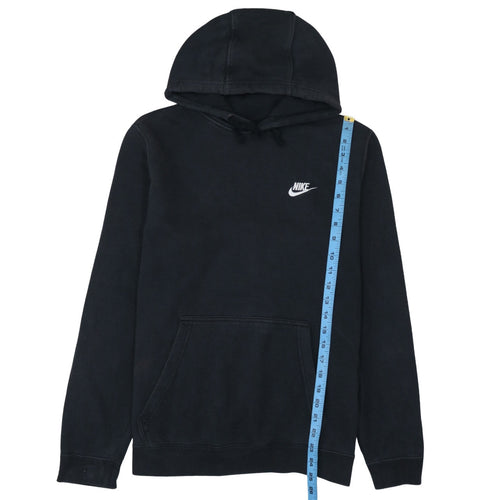Nike Men's Black Pullover Hoodie M Regular Fit Fleece Sweatshirt
