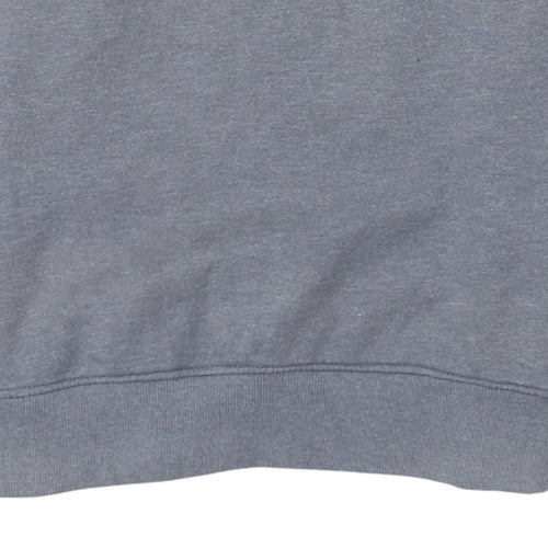 Tommy Jeans Men Grey Logo 1985 Crew Neck Sweatshirt Size M