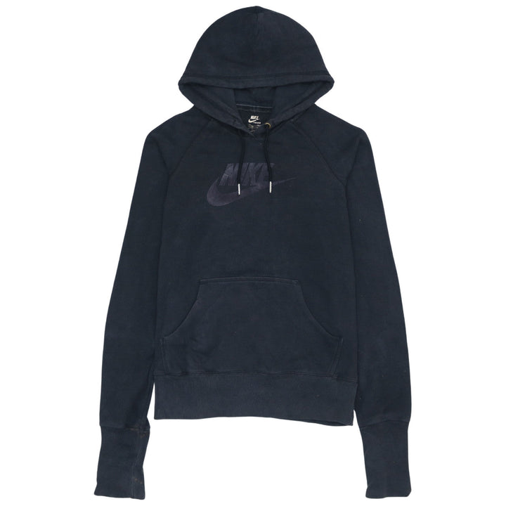 Nike Womens Black Pullover Hoodie Size S 8/10 Sportswear Logo Sweatshirt