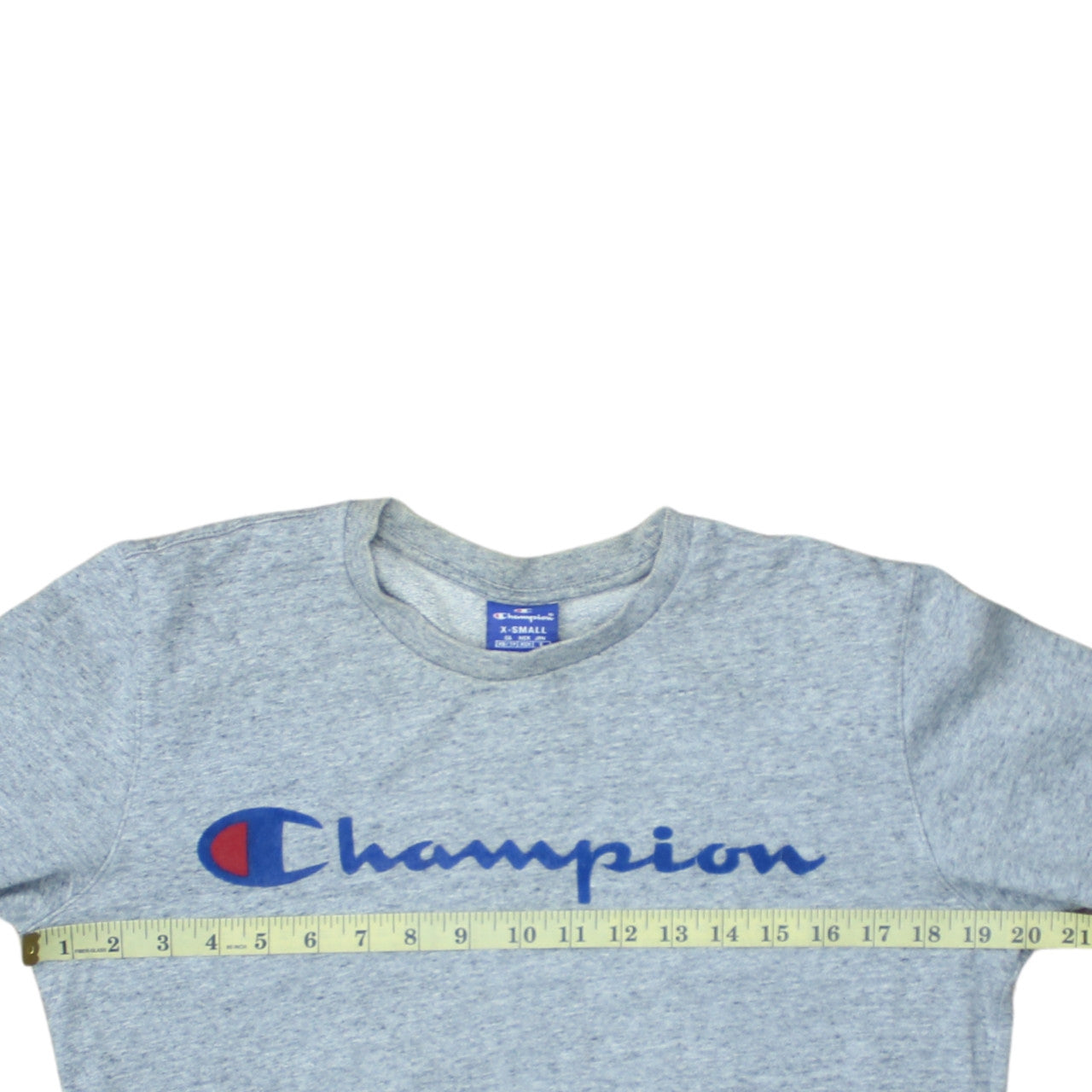 Champion Men's Grey XS Crew Neck Pullover Sweatshirt