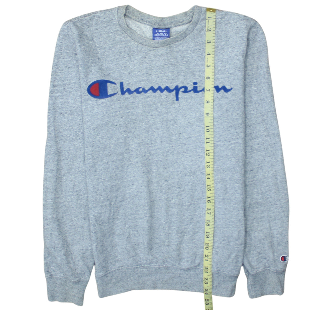 Champion Men's Grey XS Crew Neck Pullover Sweatshirt