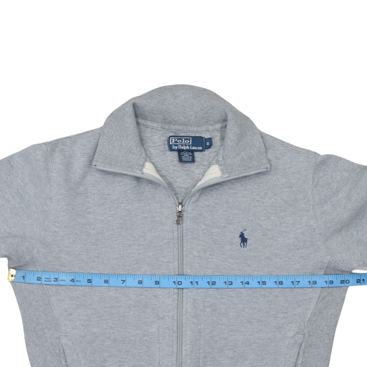 Polo Ralph Lauren Men's Grey Full Zip Sweatshirt Size S