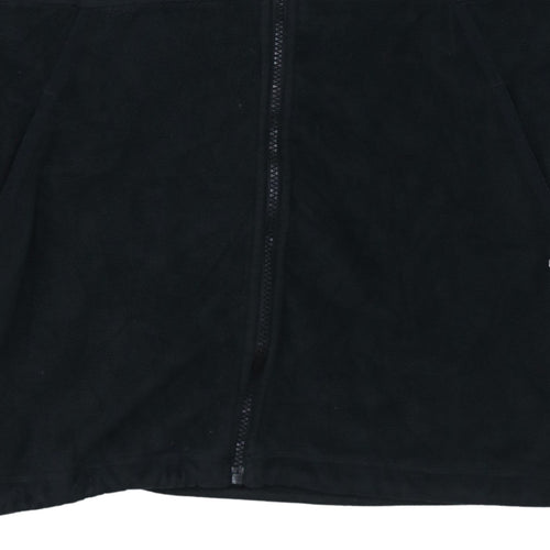 Nike Men’s Black Hooded Fleece Full Zip Jacket Size M