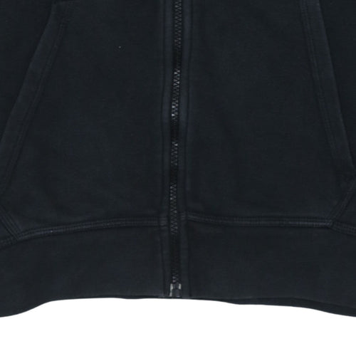 Nike Men's Black Full Zip Hoodie Small Fleece Hooded Sweatshirt