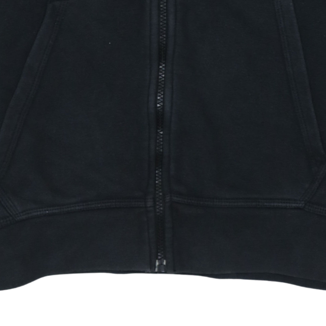 Nike Men's Black Full Zip Hoodie Small Fleece Hooded Sweatshirt