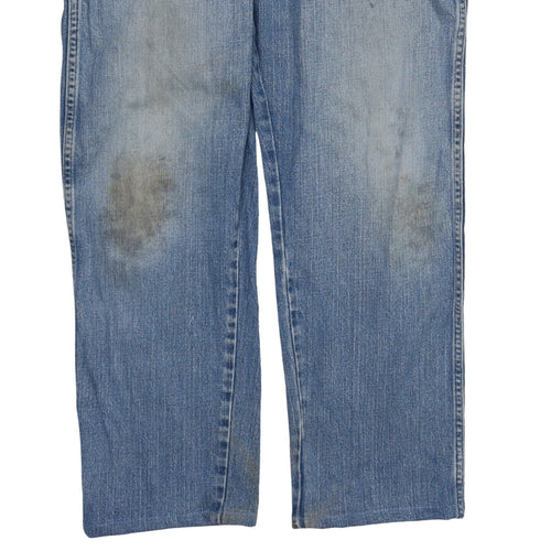 Wrangler Men's Blue Cowboy Cut Straight Fit Denim Jeans 36x34