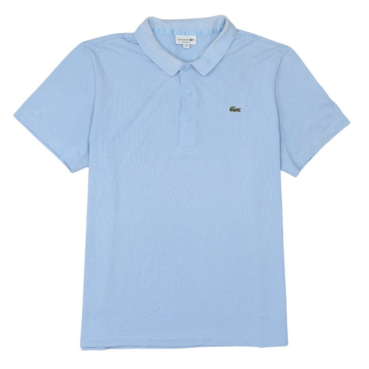 Lacoste Men's Blue Cotton Regular Fit Short Sleeve Polo Shirt XL